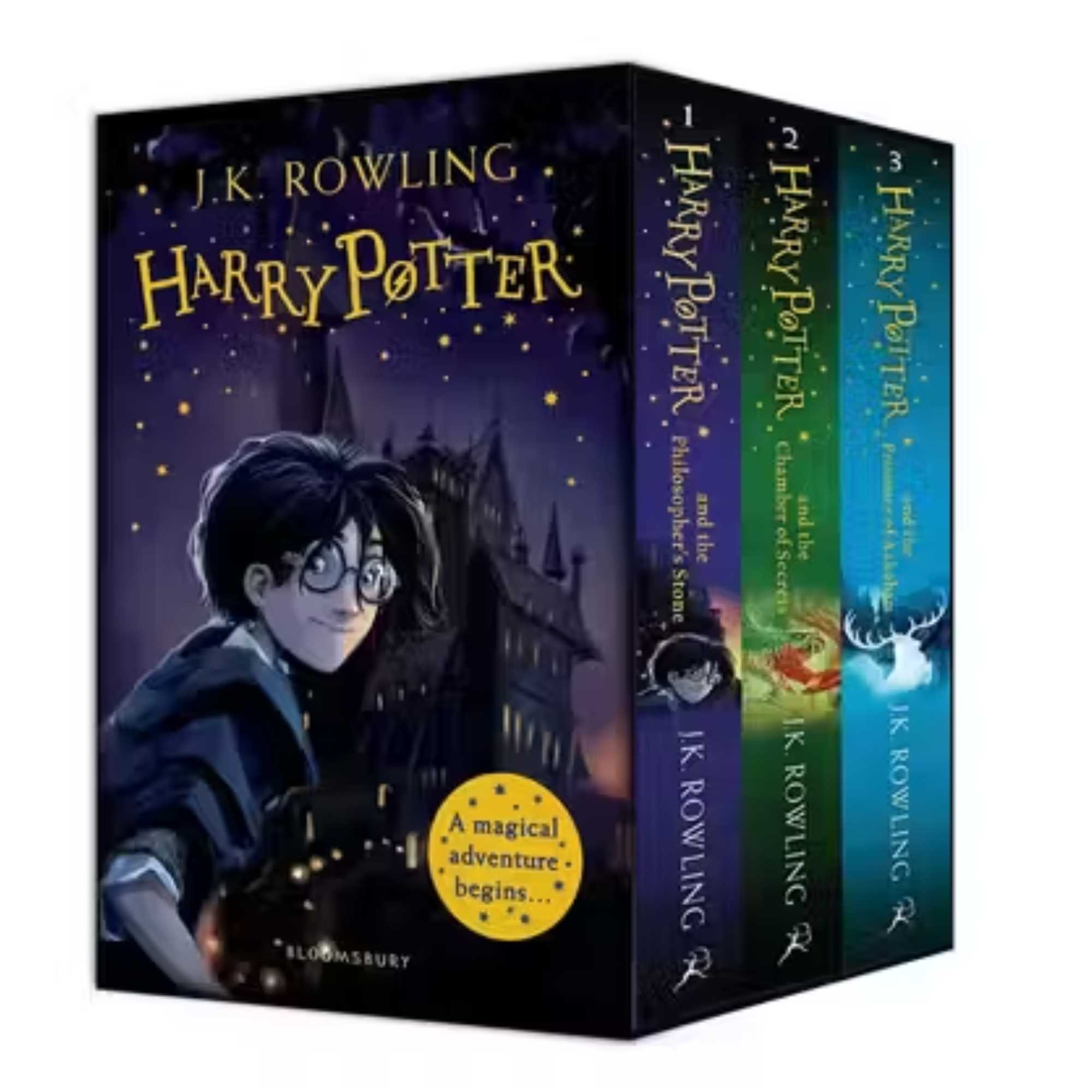 Harry Potter 1–3 Box Set: A Magical Adventure Begi...